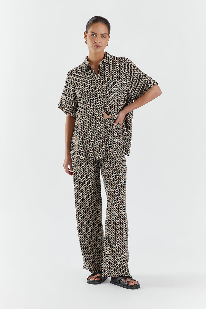 BROOKS GEO DRAWSTRING PANT