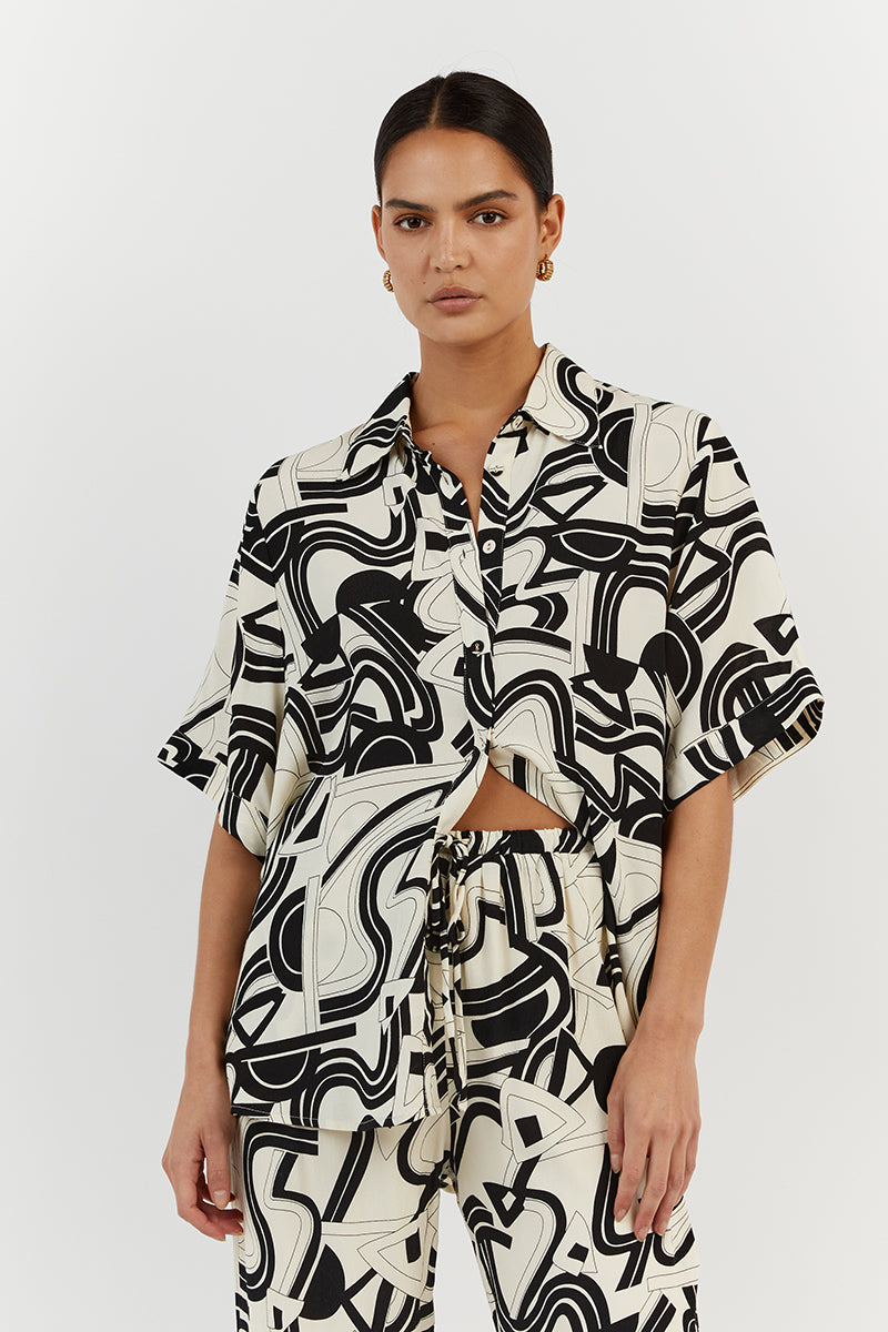LAYTON CREAM VACATION SHIRT