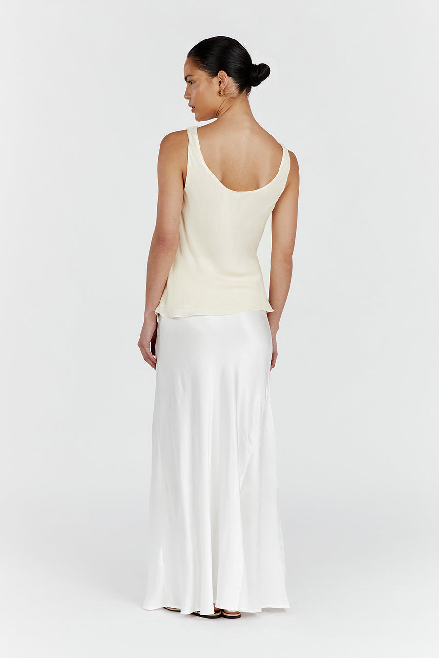 JOHNNY BUTTERMILK COWL NECK TOP