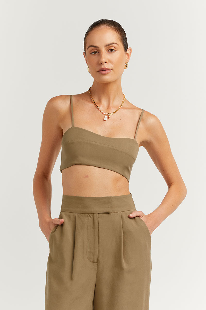 KARLA FERN TENCEL BLEND CROP TOP