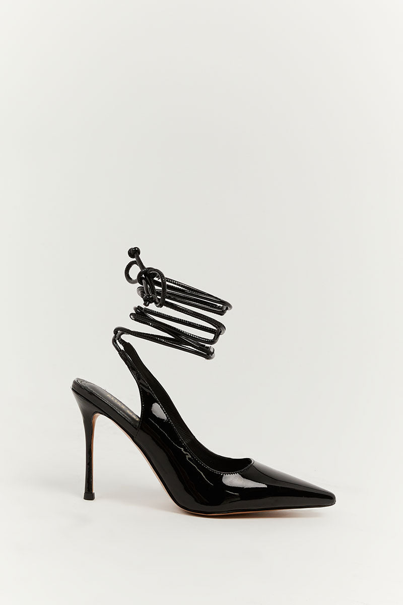 ALIAS MAE BOBBY BLACK PATENT HEEL