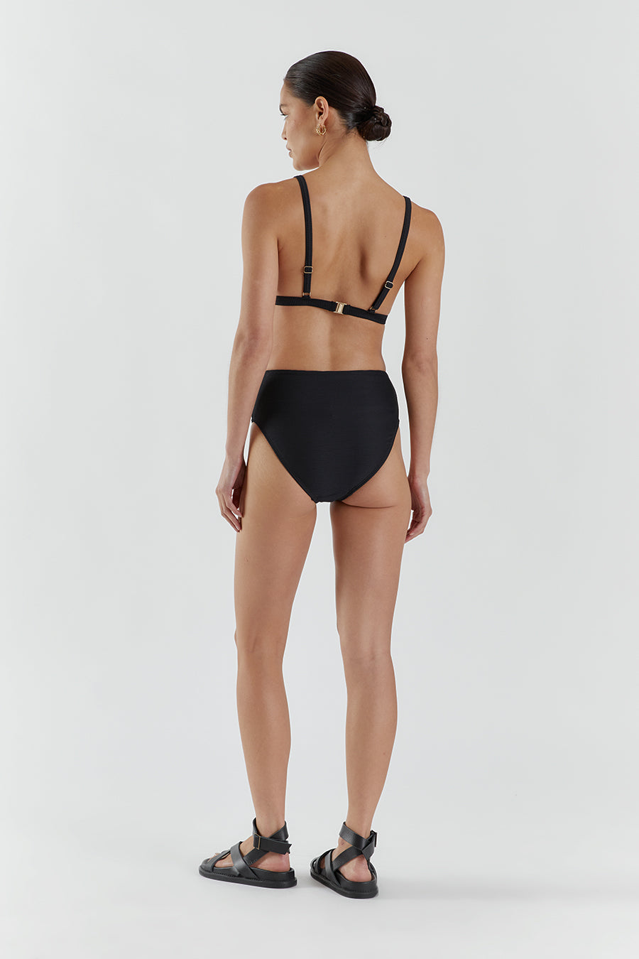 AMAYA BLACK TRIANGLE BIKINI TOP