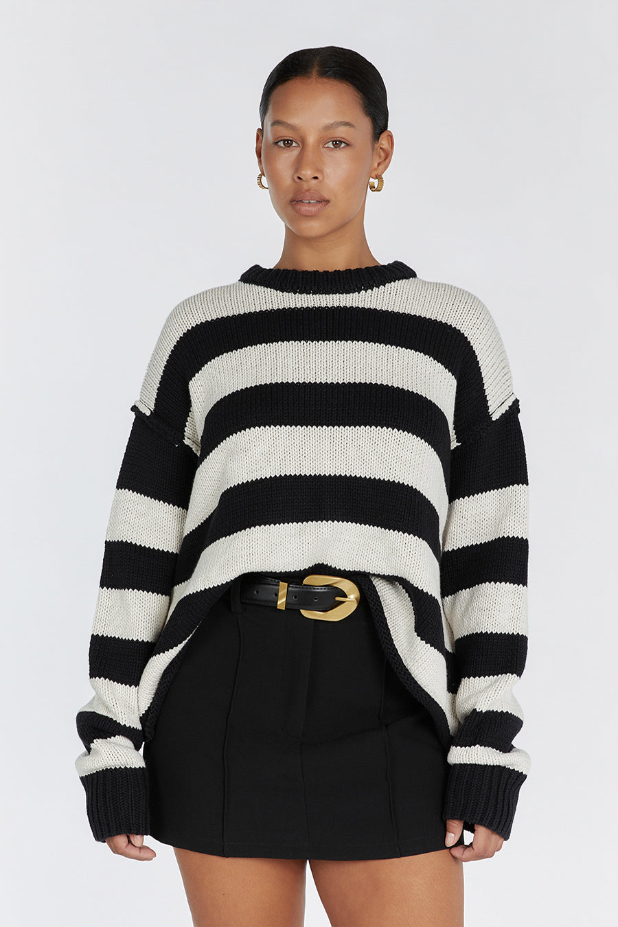AGATHA STONE STRIPE JUMPER