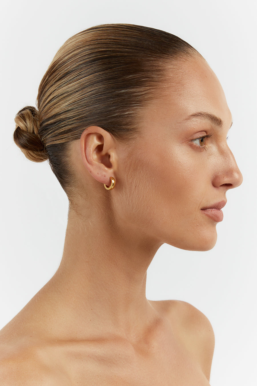 CENDRE AGATHE GOLD HUGGIES