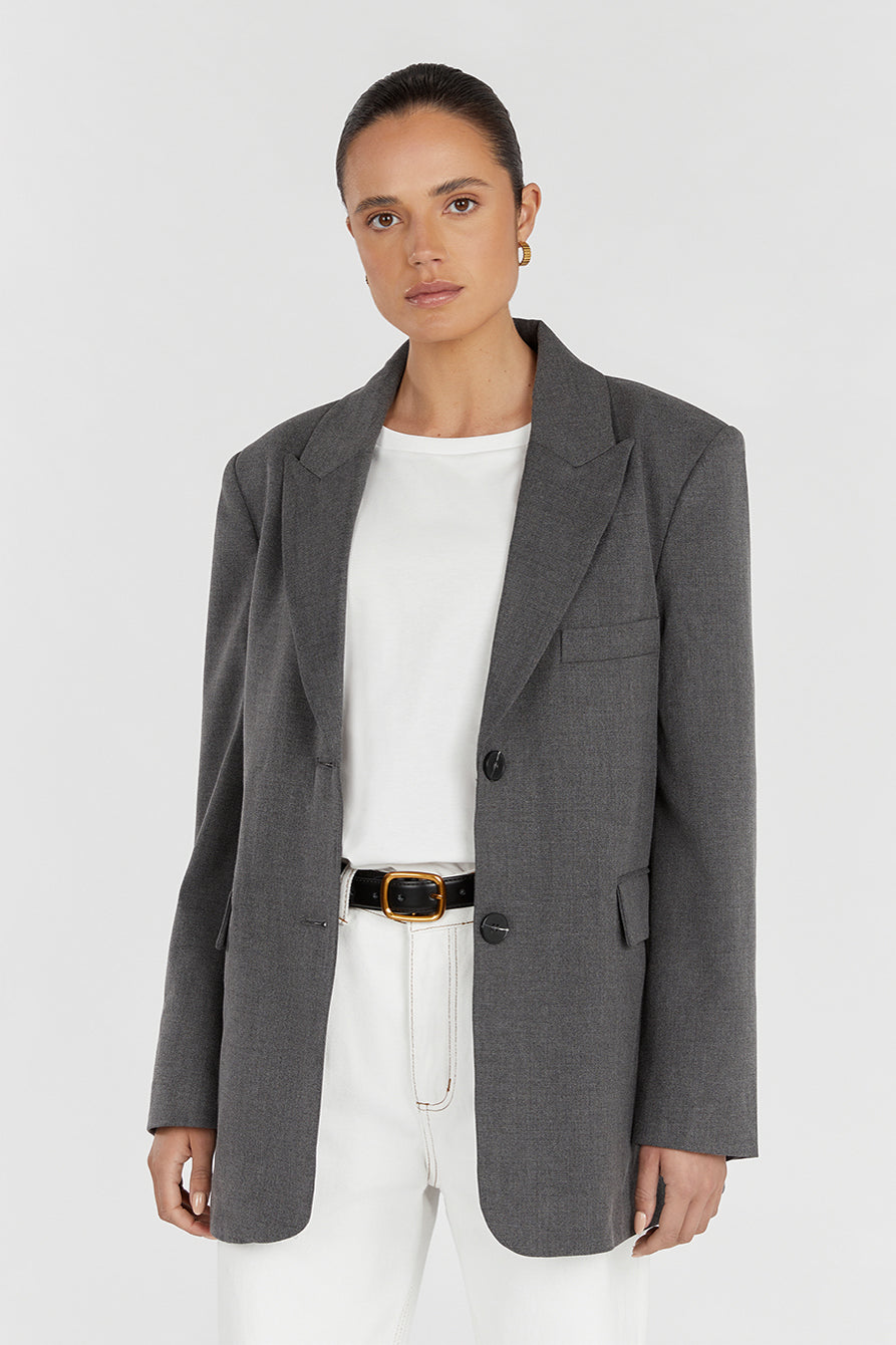 HARLEY CHARCOAL BOYFRIEND BLAZER