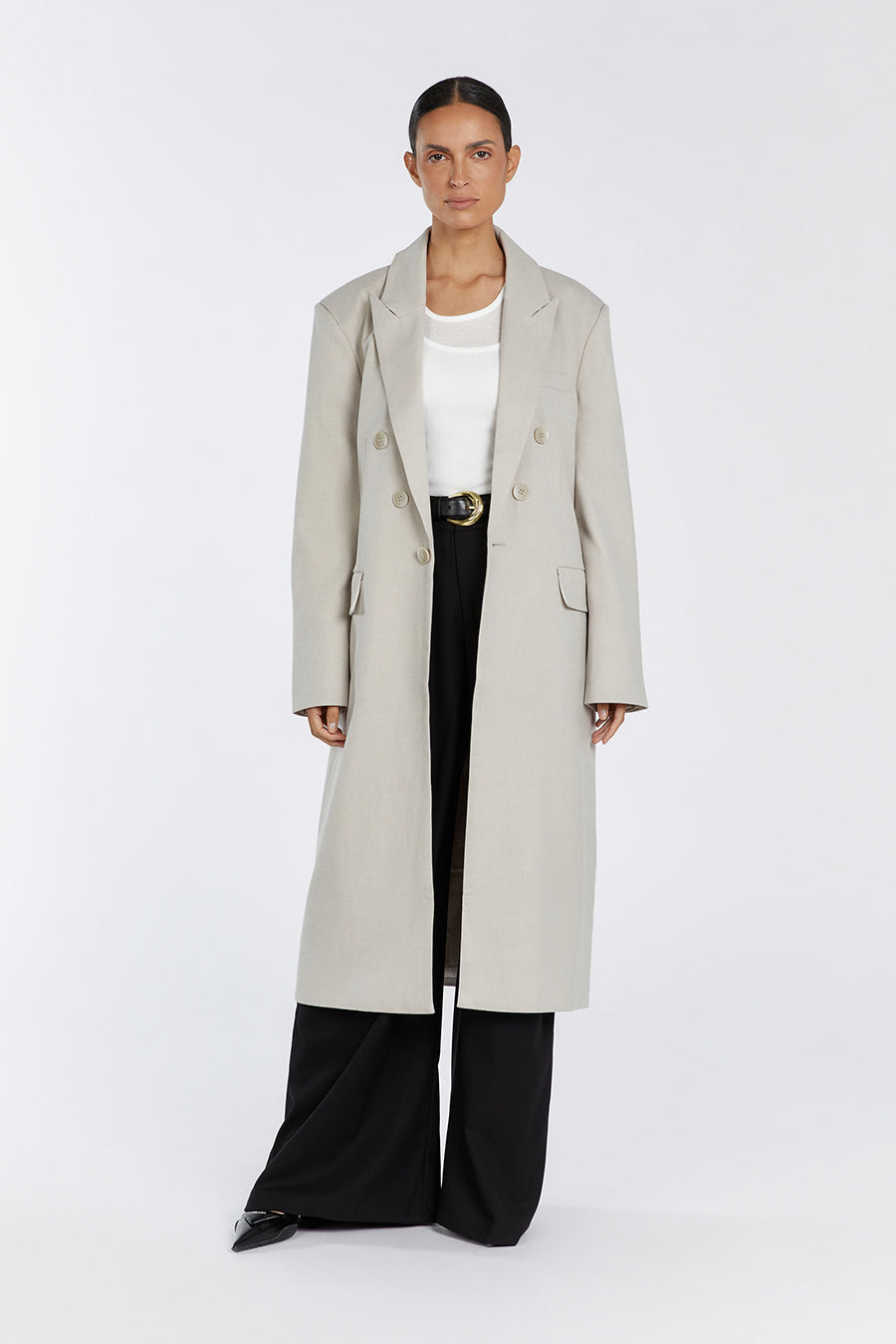 HARLEY STONE LONGLINE COAT