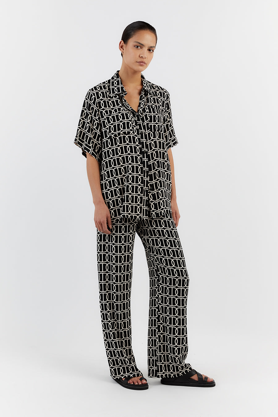 IZZIE CHAIN VACATION SHIRT