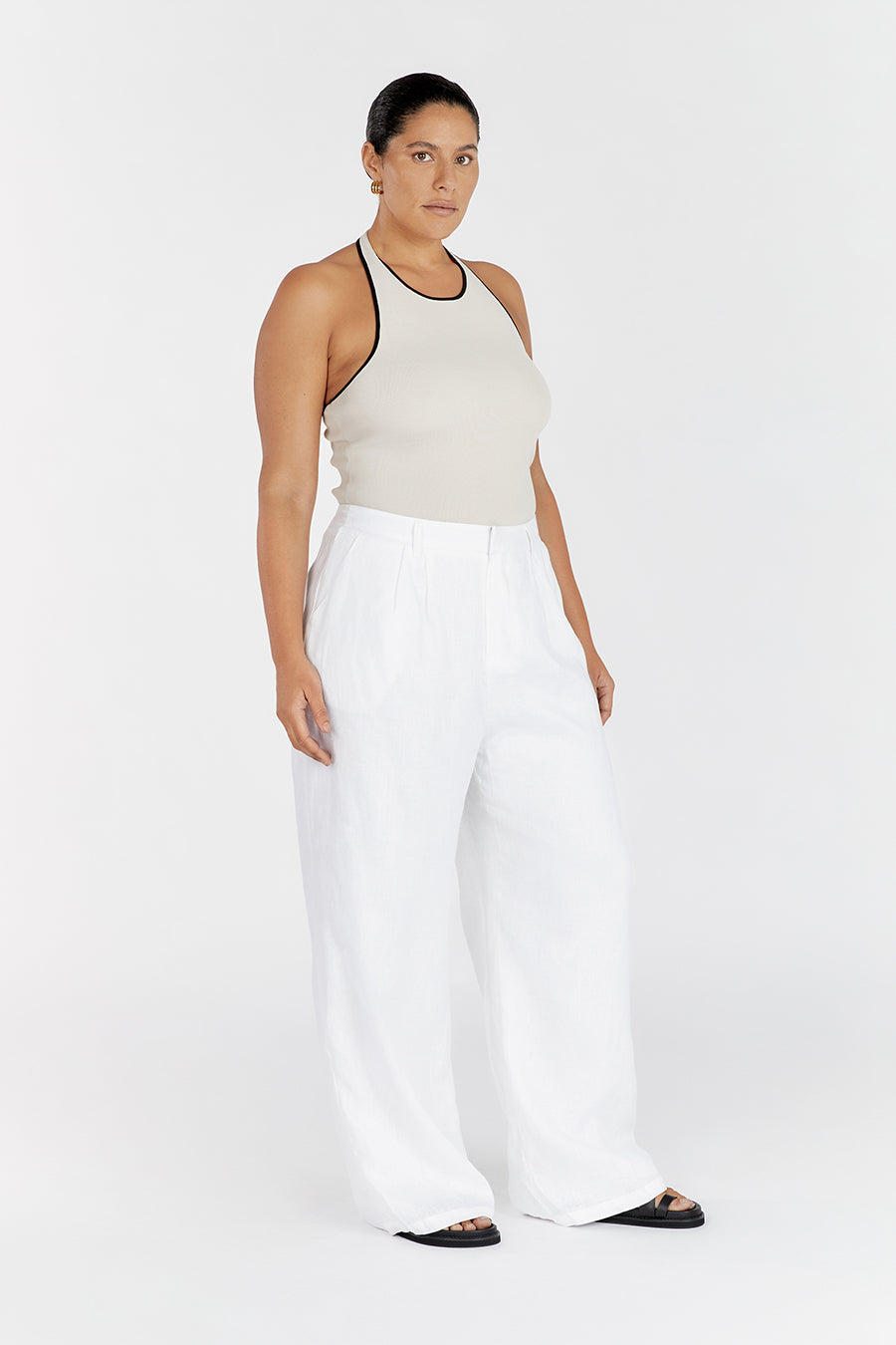 KARLIE STONE BIND HALTER TOP