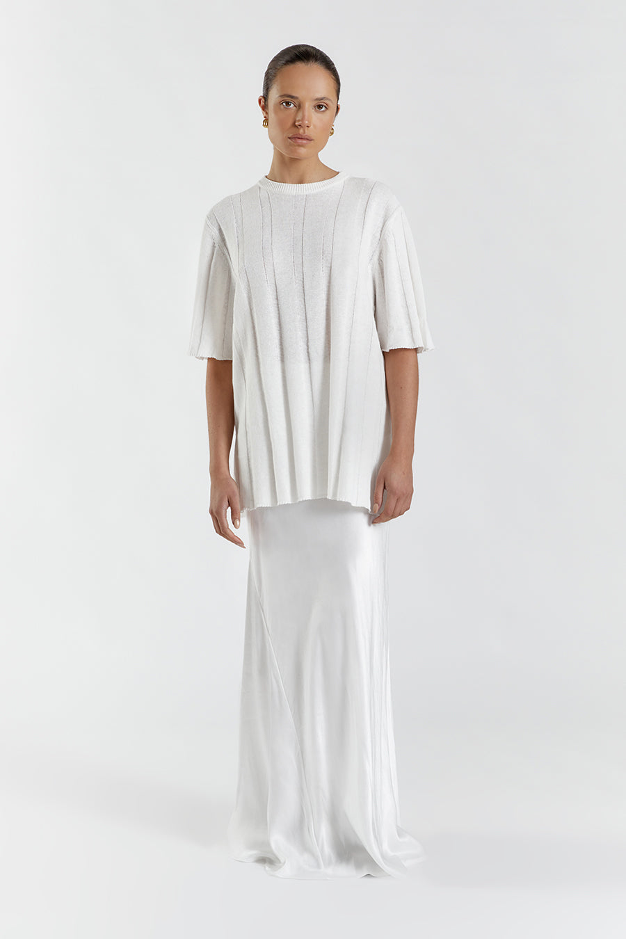 EMERY OFF WHITE OVERSIZED TEE