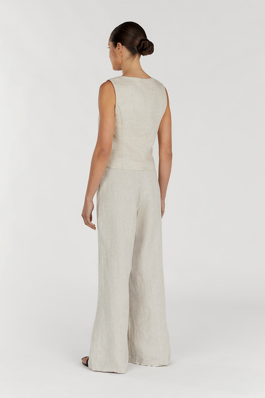 FLICK NATURAL LINEN PANT