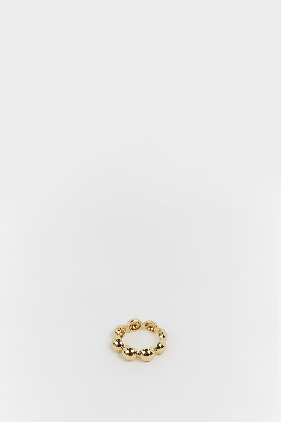 LUV AJ OVERSIZED BALL GOLD RING