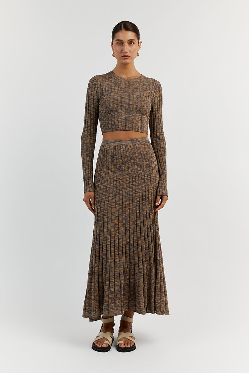 LOTTIE MOSS MARLE MIDI SKIRT