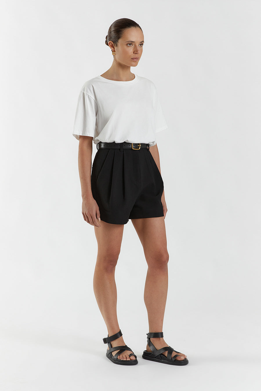 ROWAN TAILORED BLACK SHORT