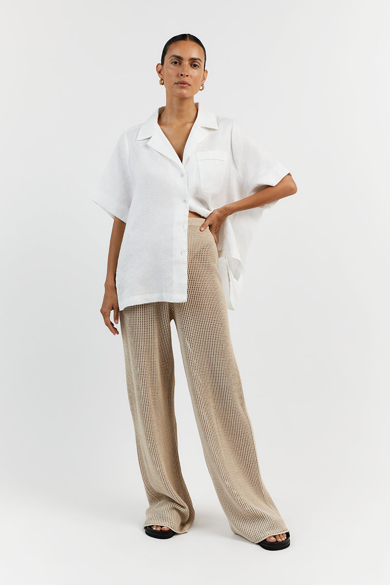 OPHELIA STONE CROCHET PANT