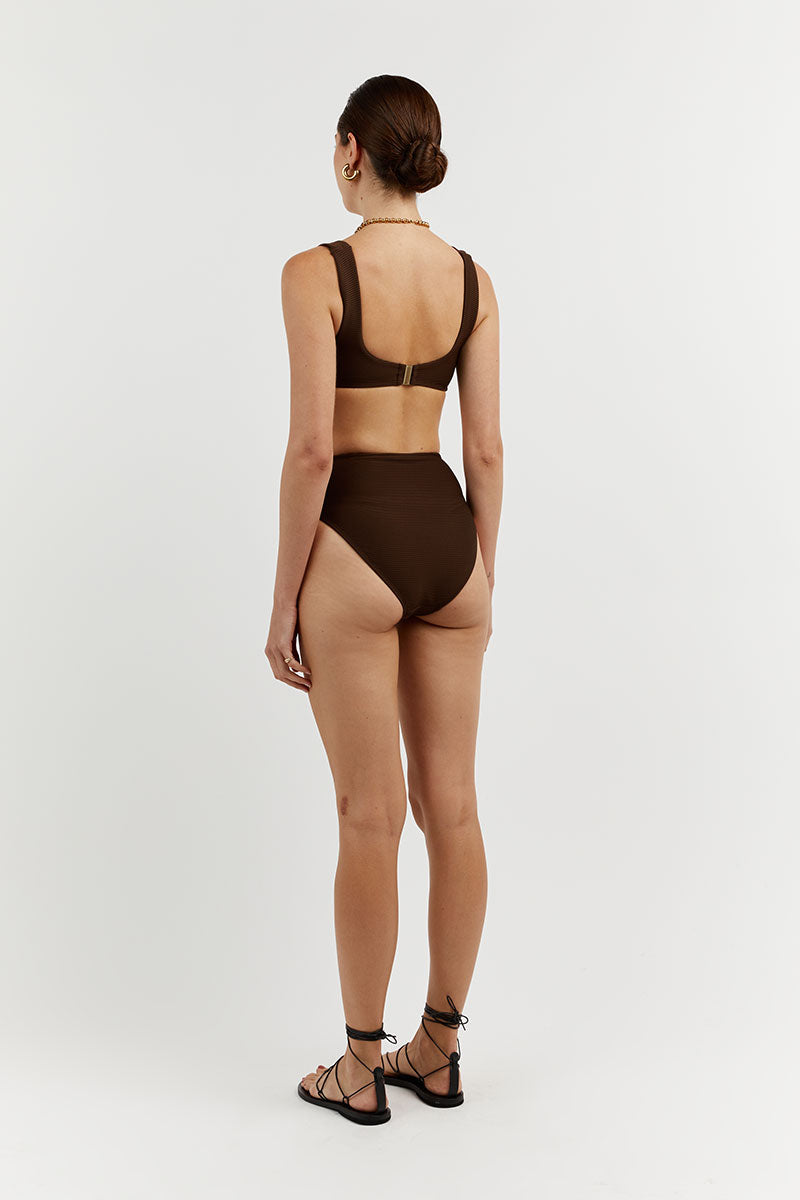 AMAYA CHOC HIGH WAISTED BRIEF