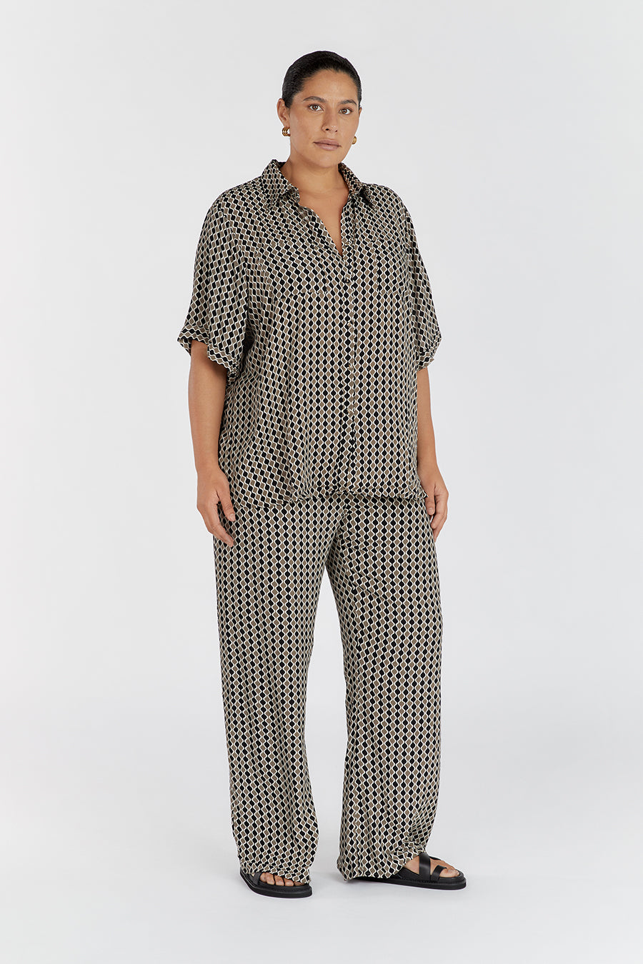 BROOKS GEO DRAWSTRING PANT