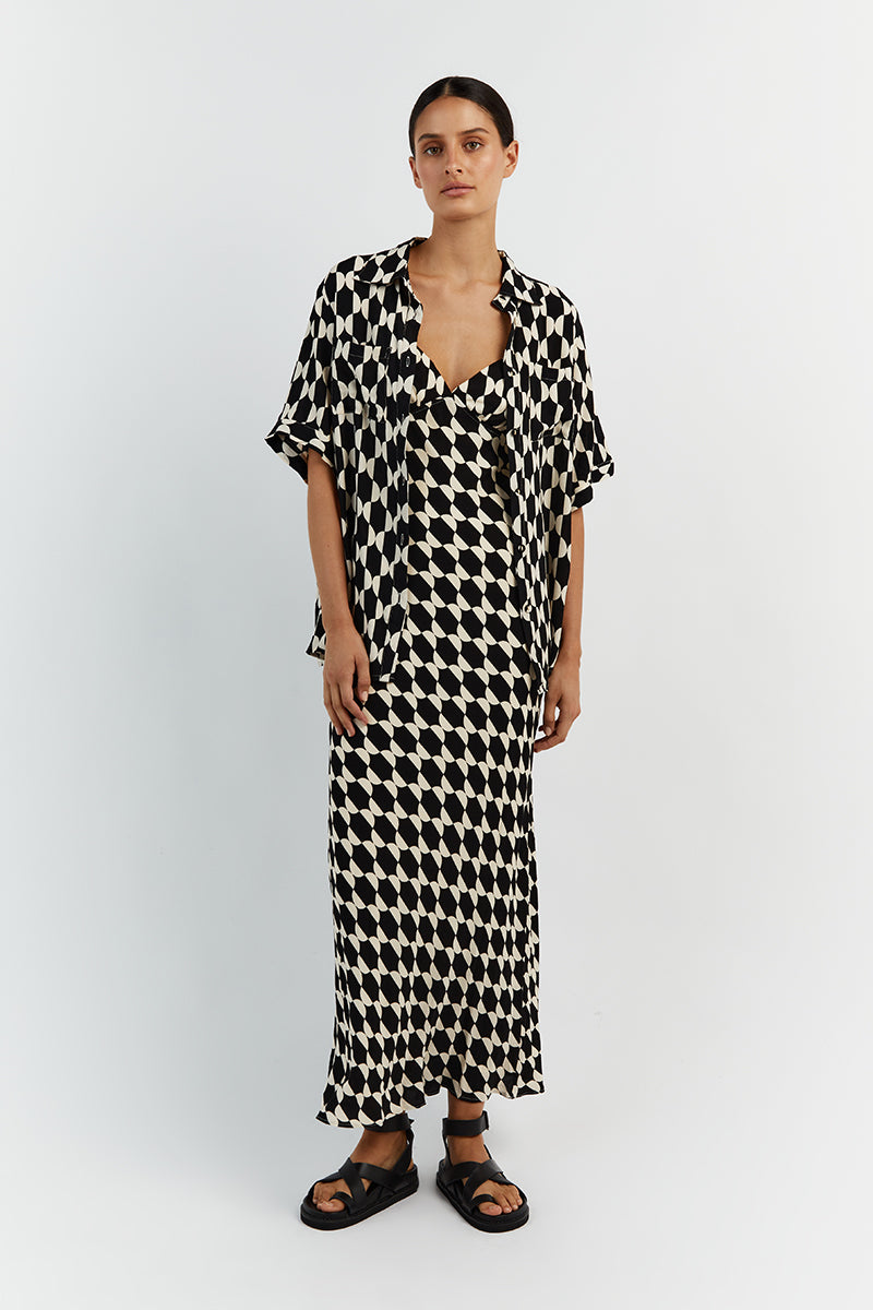 HATTIE SLIP MIDI DRESS