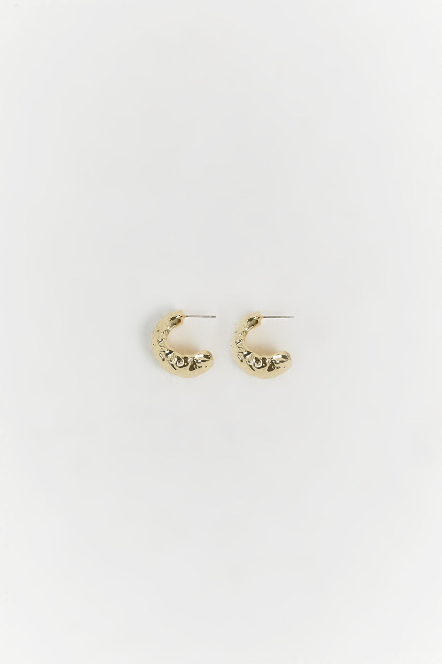 LUV AJ MOLTEN GOLD HOOPS