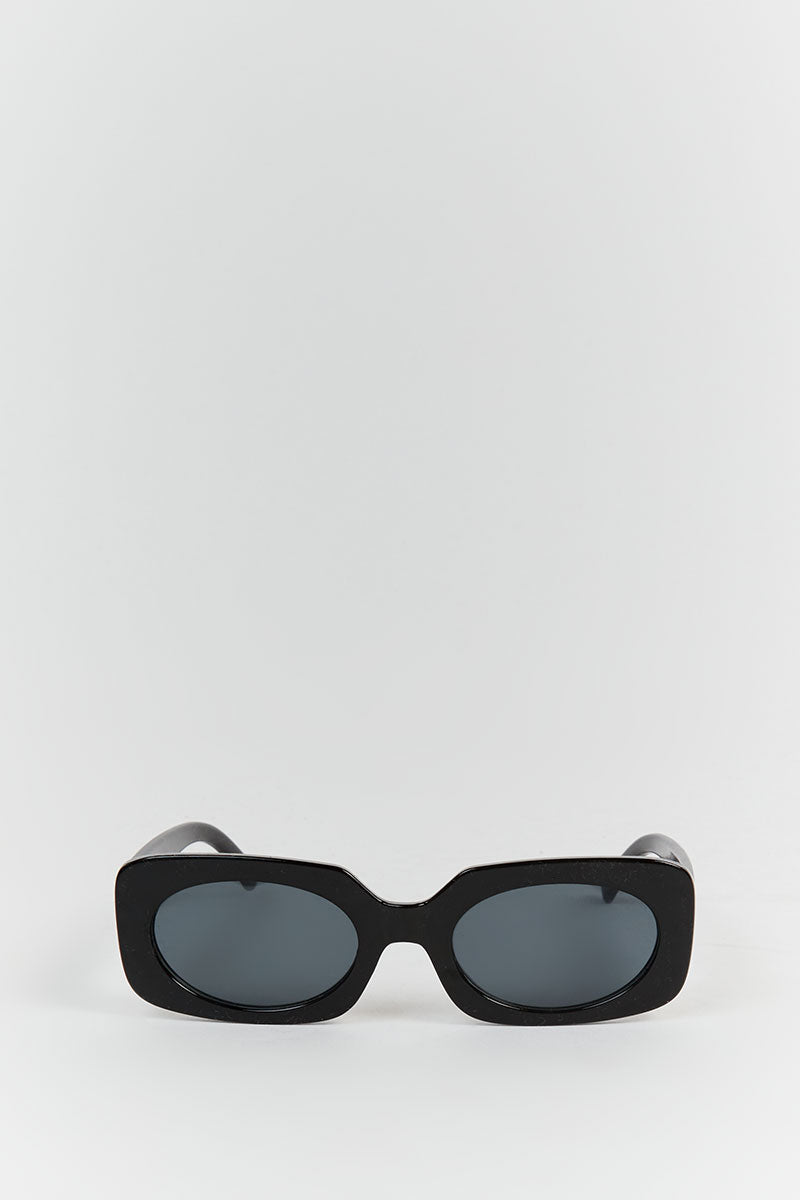 DANILO BLACK RECTANGLE SUNGLASSES