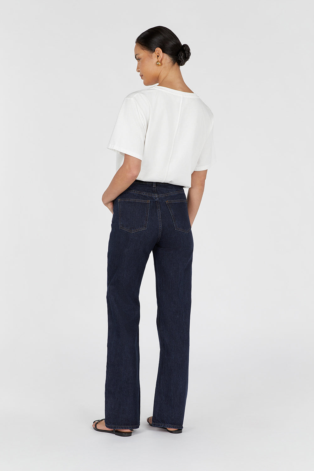 ALEXA INDIGO HIGH RISE STRAIGHT JEAN
