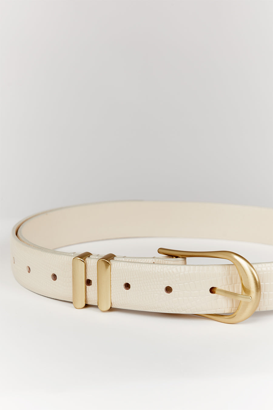 SANCIA THE ANIKA BELT OFF WHITE