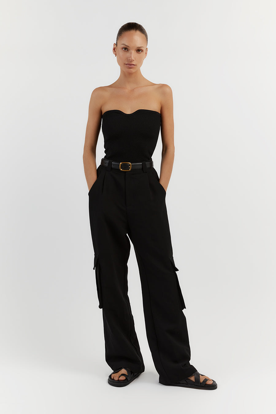 WILLA BLACK CARGO PANT