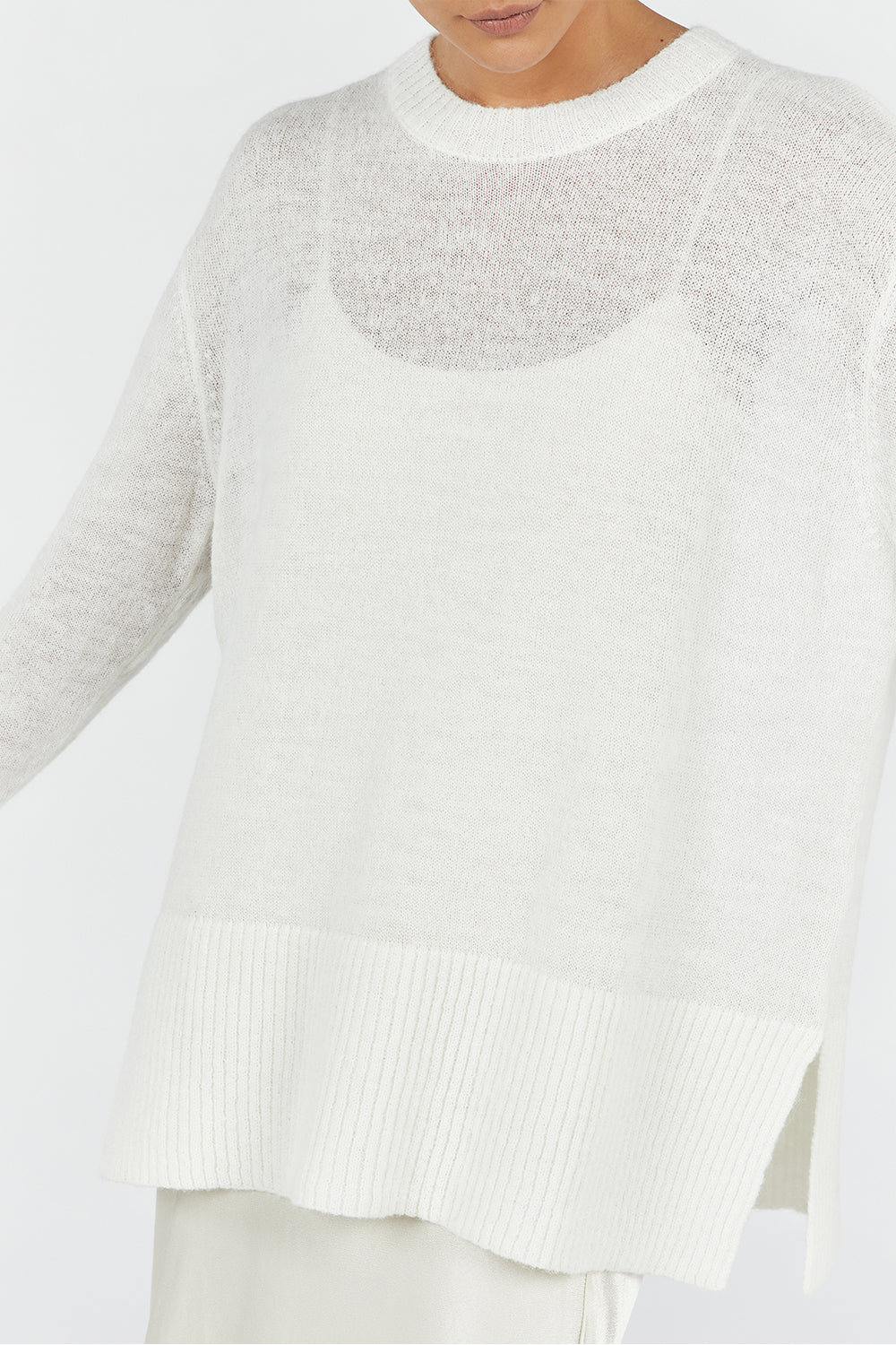 LOLA CREAM KNIT JUMPER