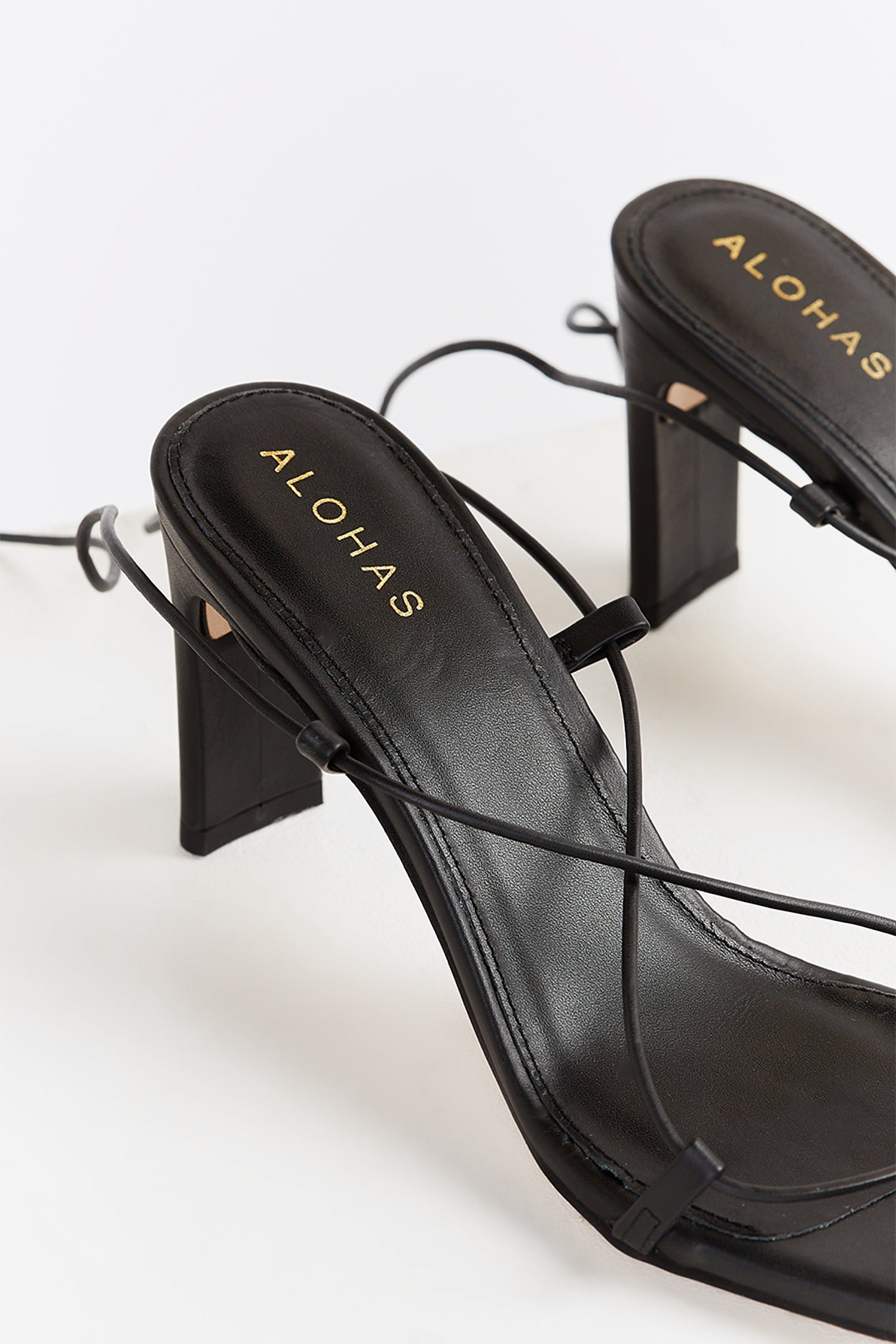 ALOHAS BELLINI BLACK HEEL