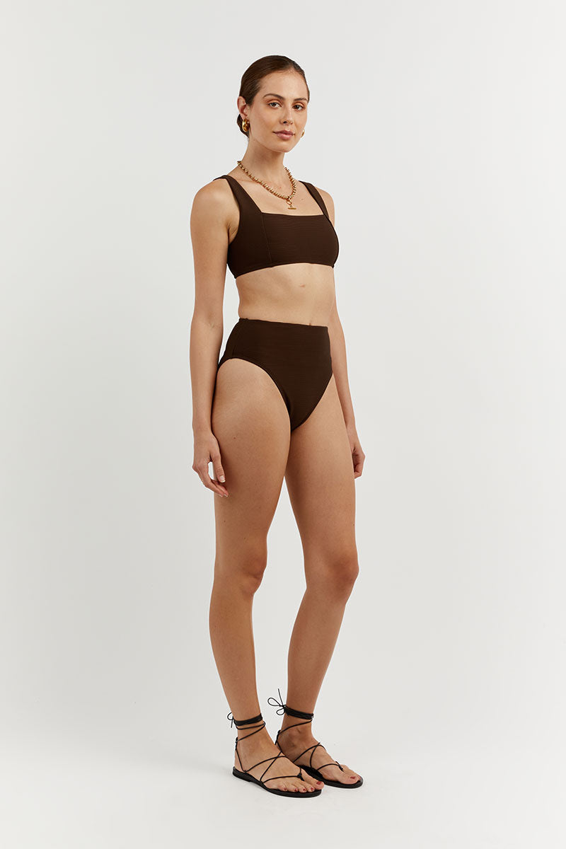 AMAYA CHOC HIGH WAISTED BRIEF