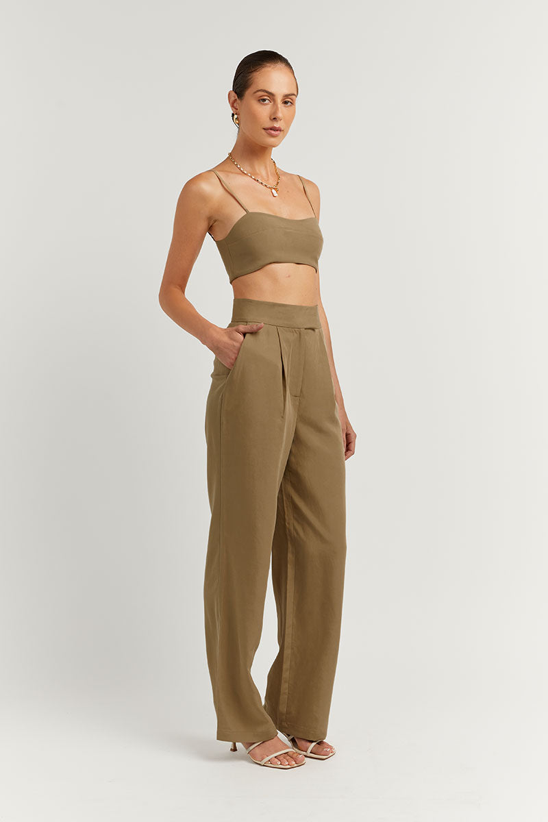 KARLA FERN TENCEL BLEND CROP TOP