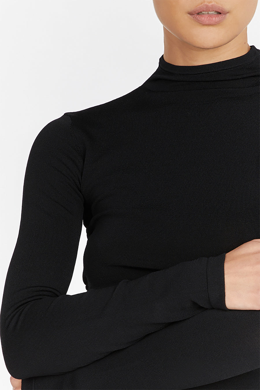 NIX BLACK LONG SLEEVE TOP