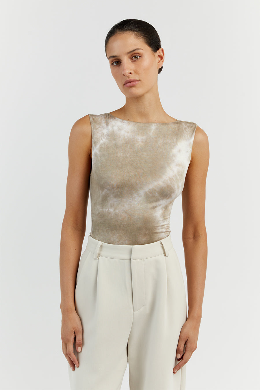 CASPER MOSS TIE DYE SLEEVELESS TANK