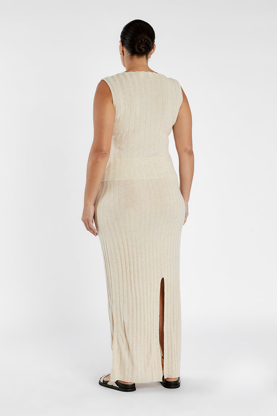 GOLDIE NATURAL BOAT NECK TANK