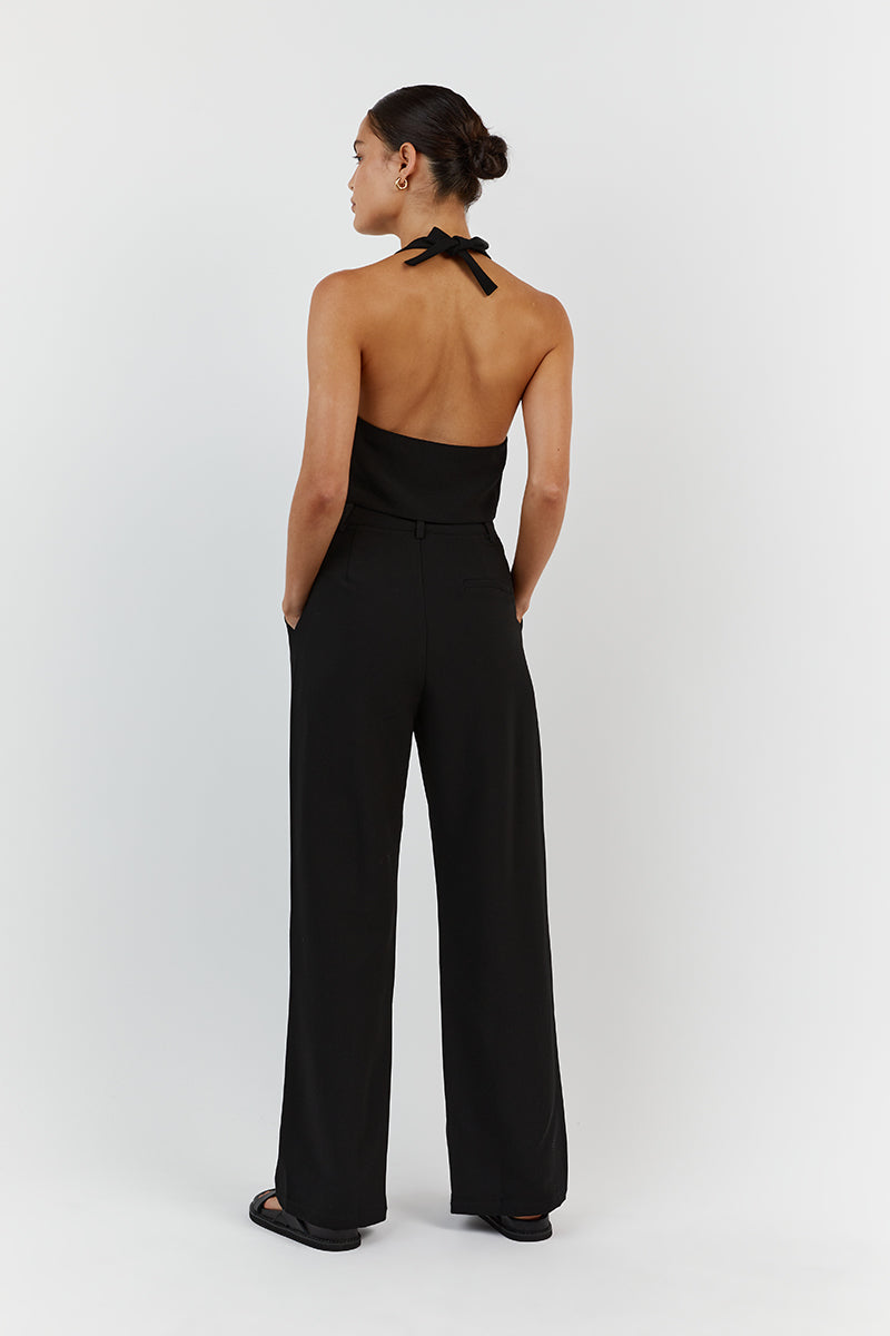 EVA BLACK HALTER VEST