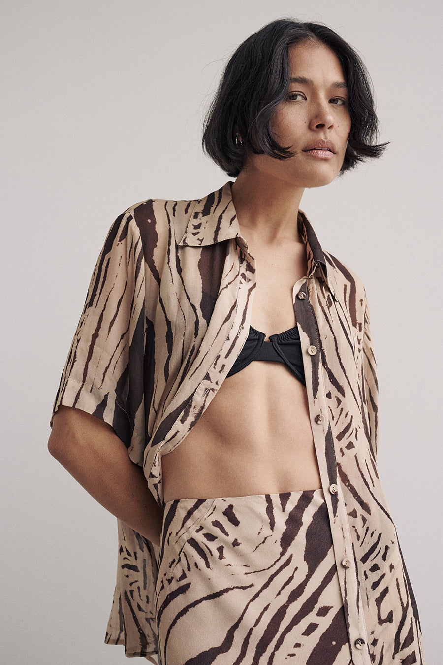 QUINN SHEER VACATION SHIRT