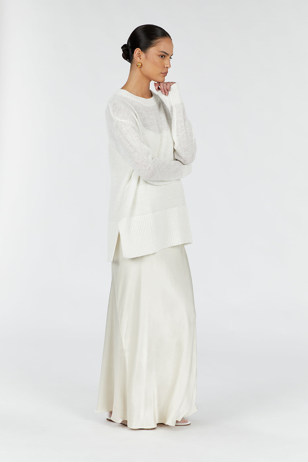 LOLA CREAM KNIT JUMPER