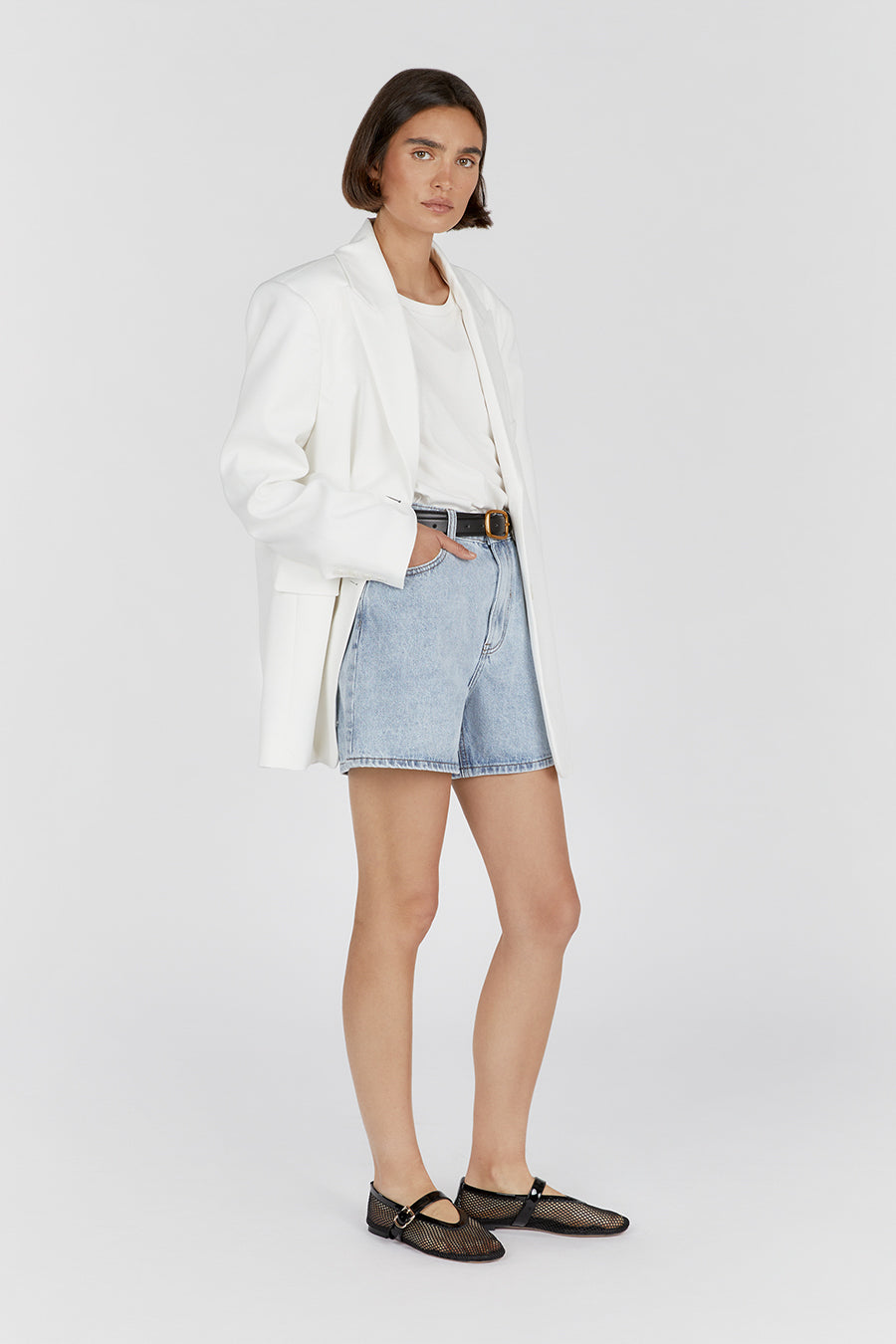 PIPER BLUE DENIM SHORT