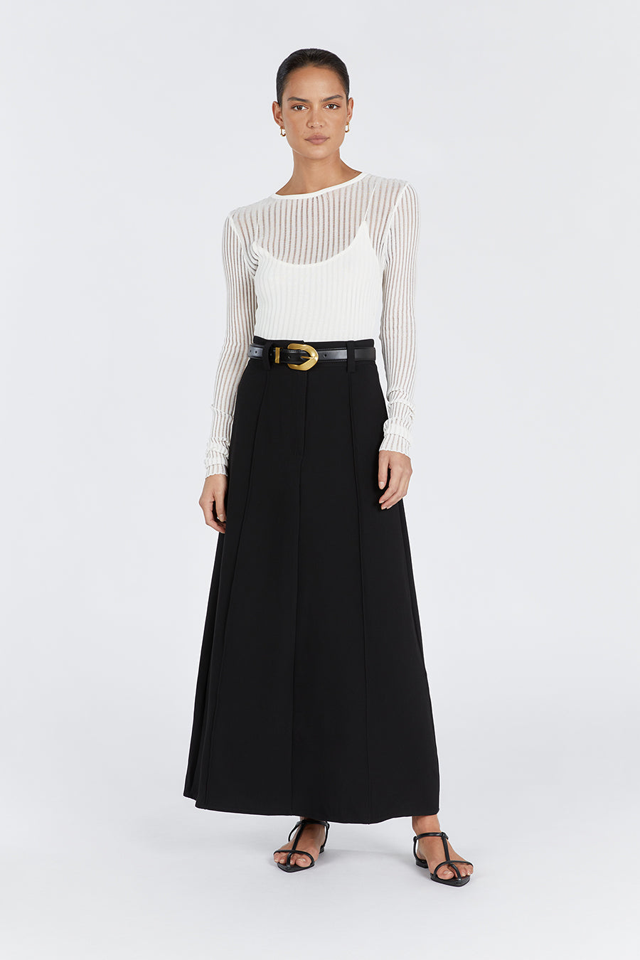 WILLA BLACK MAXI SKIRT