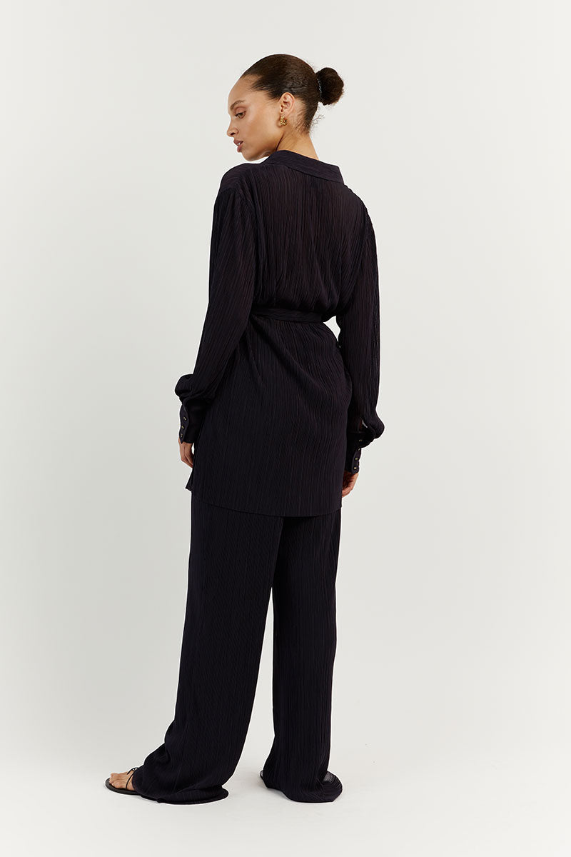 PORTER INK PLISSE PANT