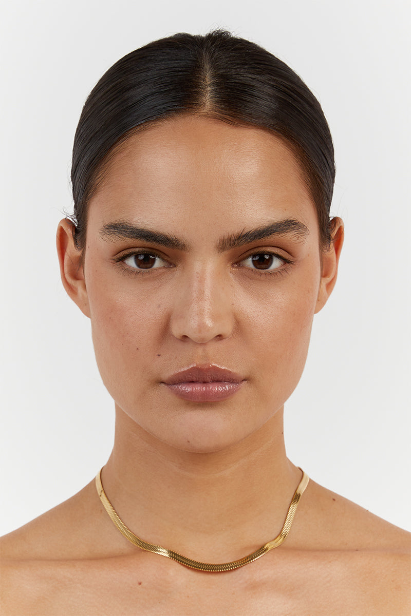 CENDRE PYTHON GOLD NECKLACE