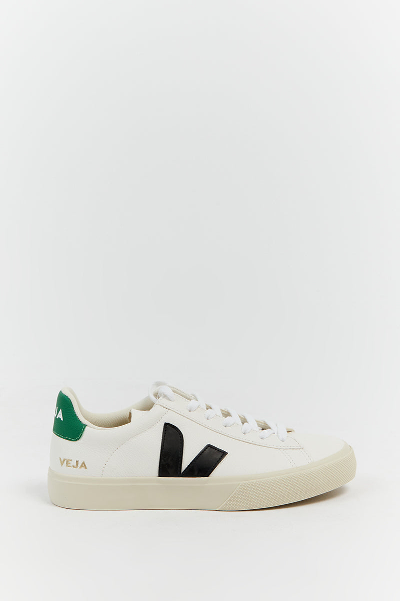 VEJA CAMPO LEATHER BLACK EMERAUDE