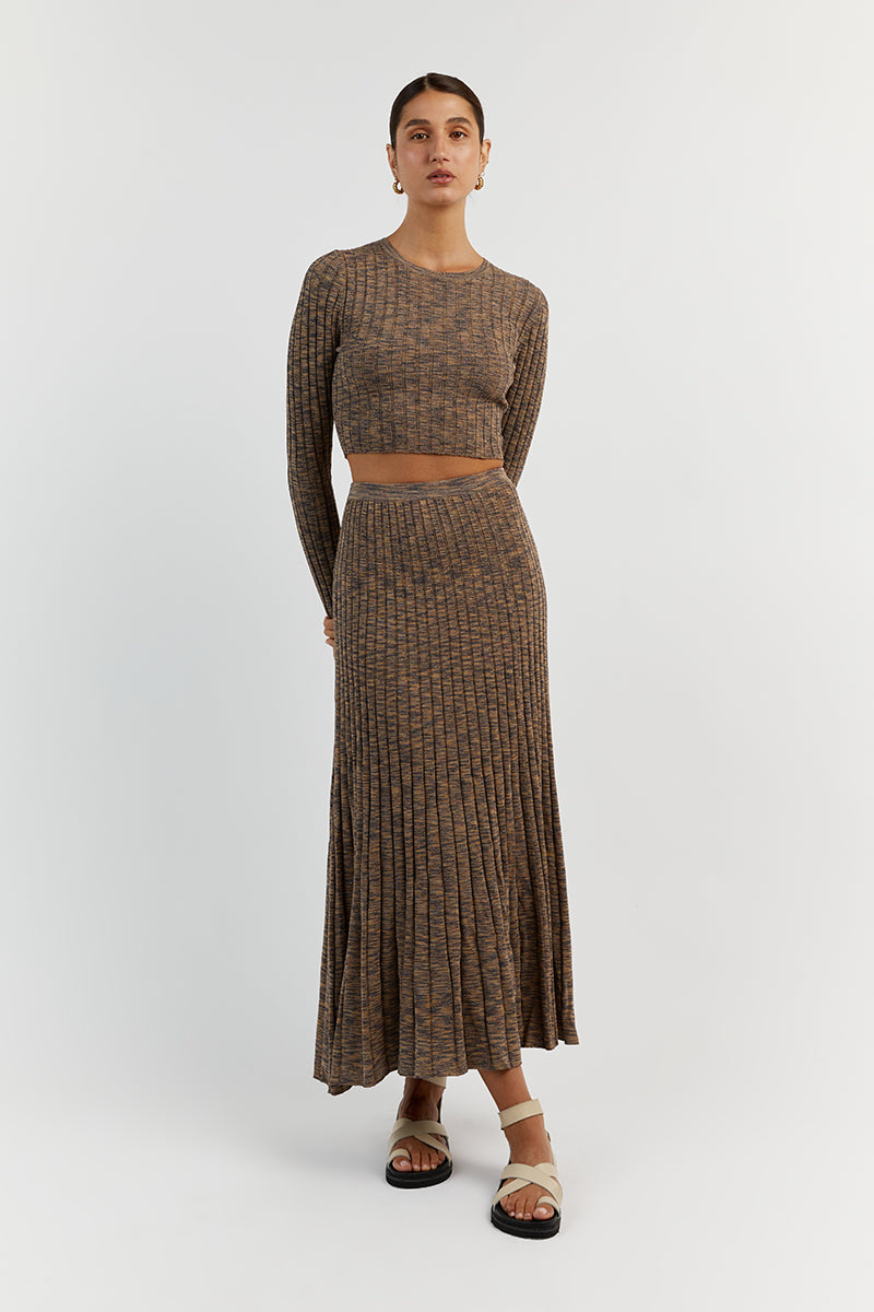 LOTTIE MOSS MARLE MIDI SKIRT