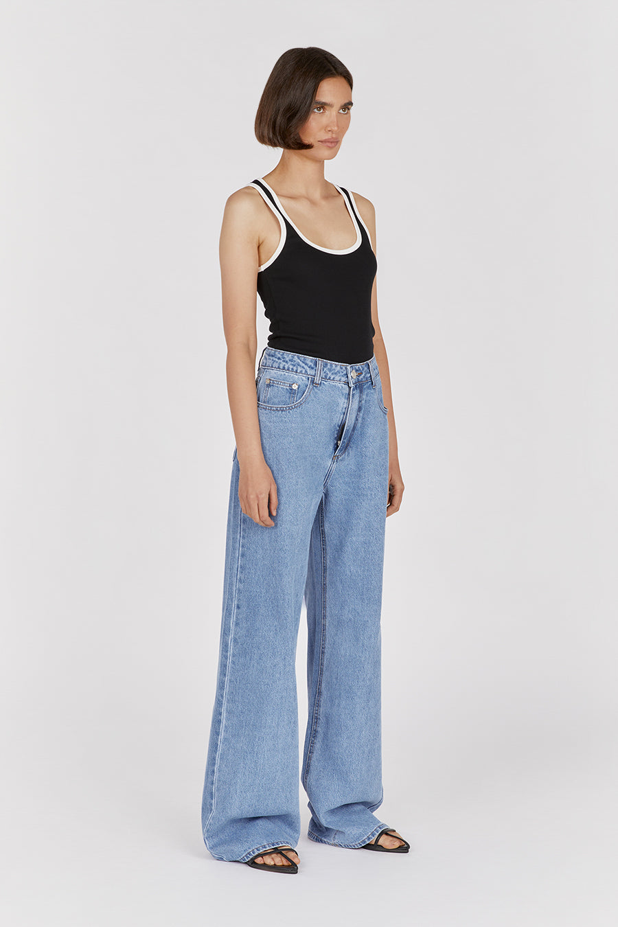 REAGAN VINTAGE BLUE SLOUCHY DENIM JEAN