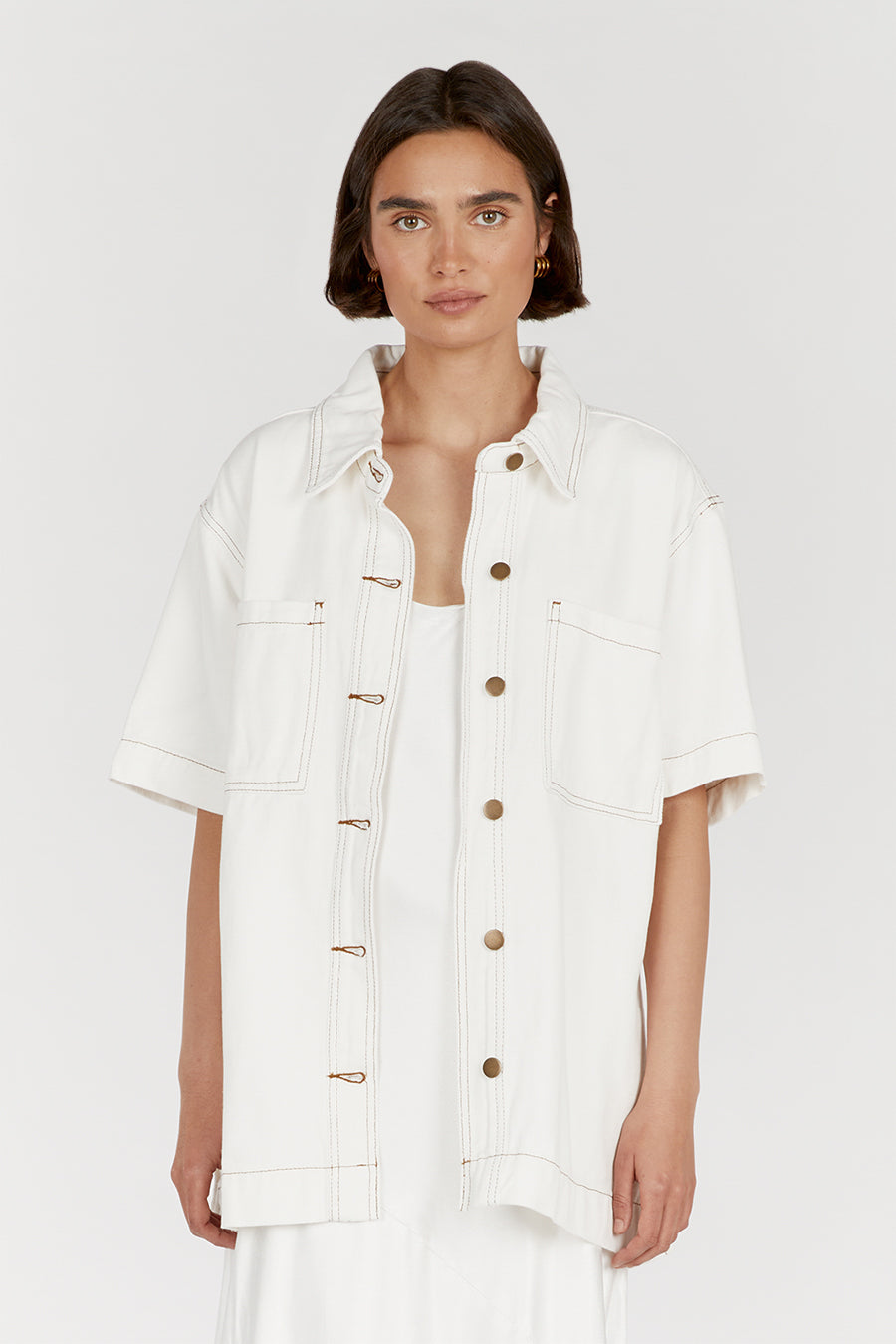 PIPER OFF WHITE DENIM JACKET