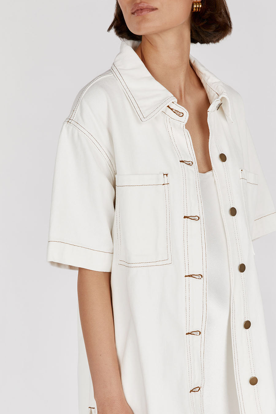 PIPER OFF WHITE DENIM JACKET