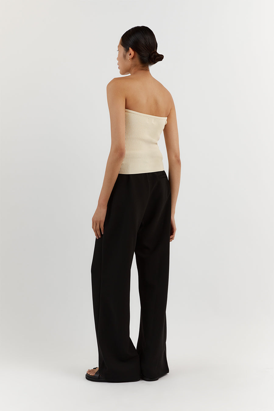 VERONICA BUTTER BANDEAU KNIT TOP