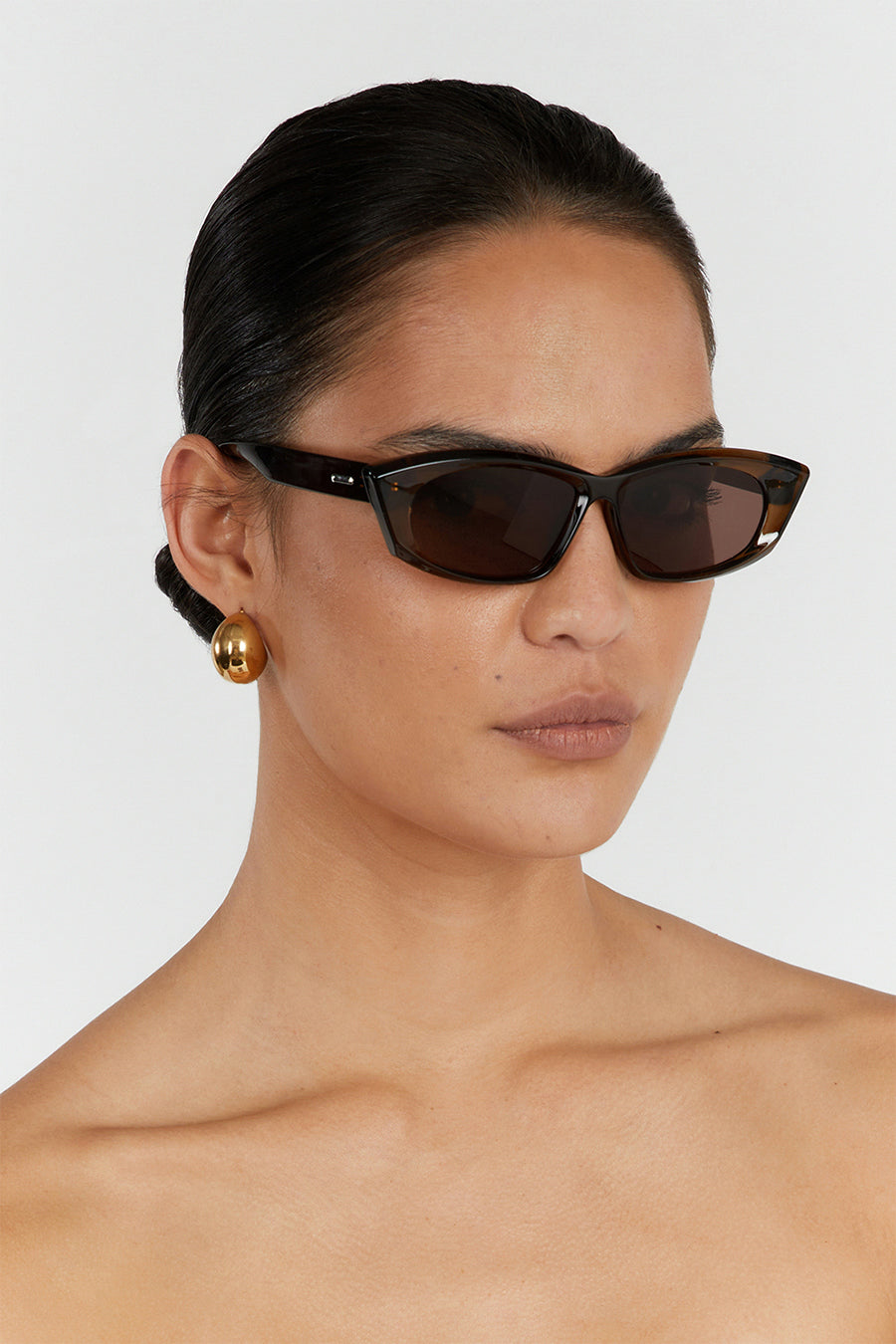 ARTHUR TAUPE CAT EYE SUNGLASSES