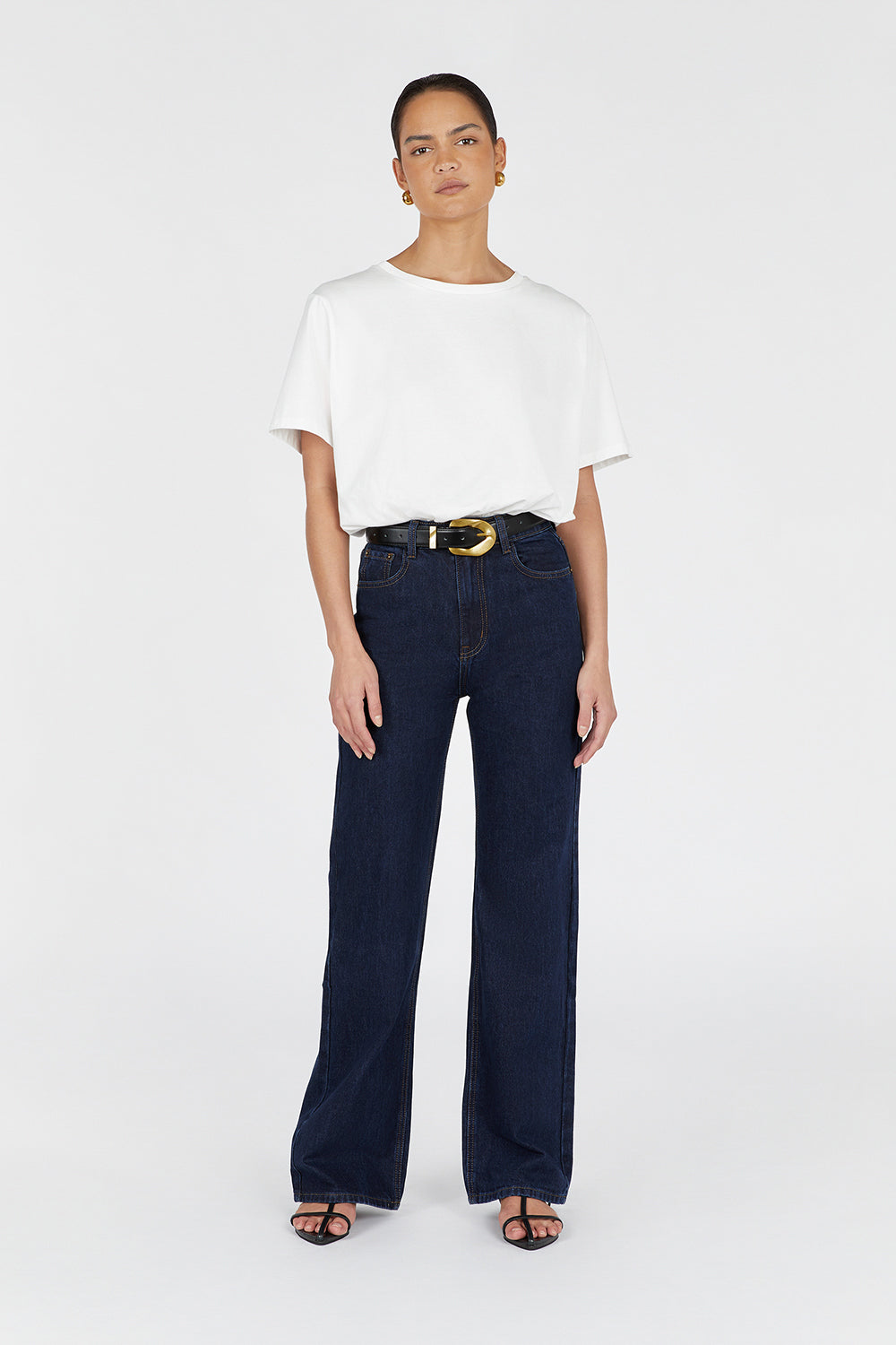 ALEXA INDIGO HIGH RISE STRAIGHT JEAN