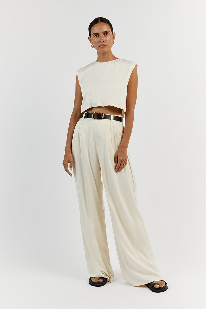 RUE CREAM TROUSER PANT