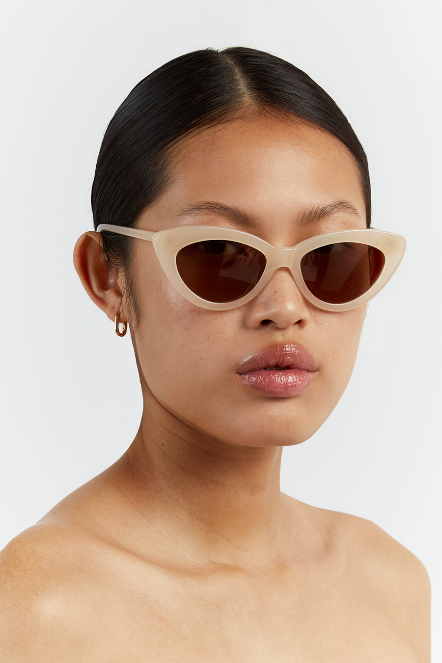 LUV LOU THE HARLEY CREAM SUNGLASSES